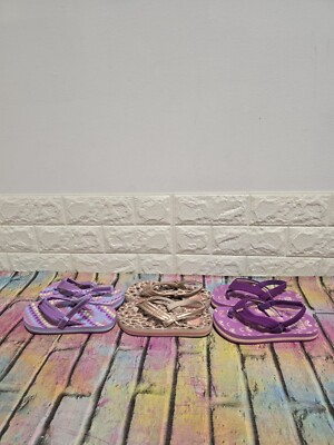 Reef Little Ahi Flip Flops 3 Paar Paket UK 8/9 Kinder UVP 60£
