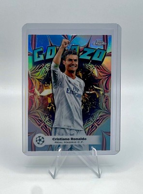2023-24 Topps Chrome UEFA #GL-2 Cristiano Ronaldo Golazo Refractor 