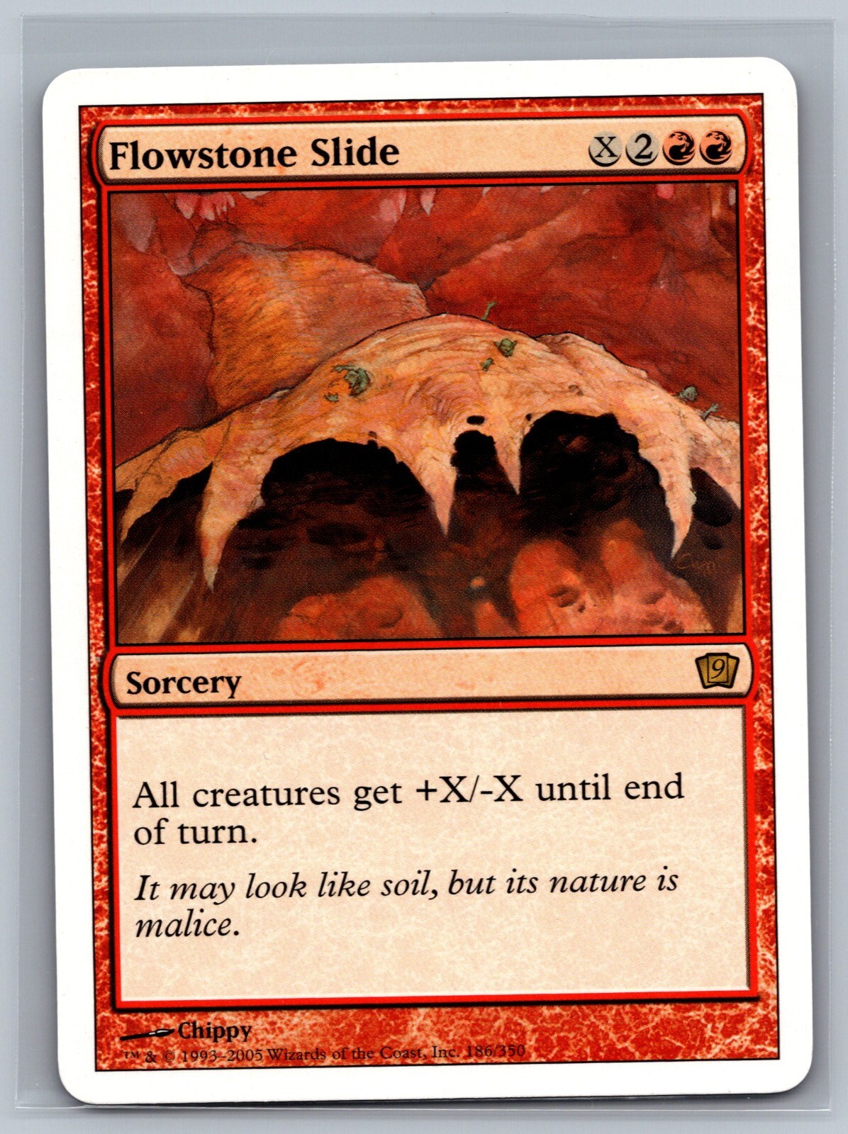 Magic The Gathering 9th Edition Flowstone Slide #186/350 MTG TCG CCG Ninth