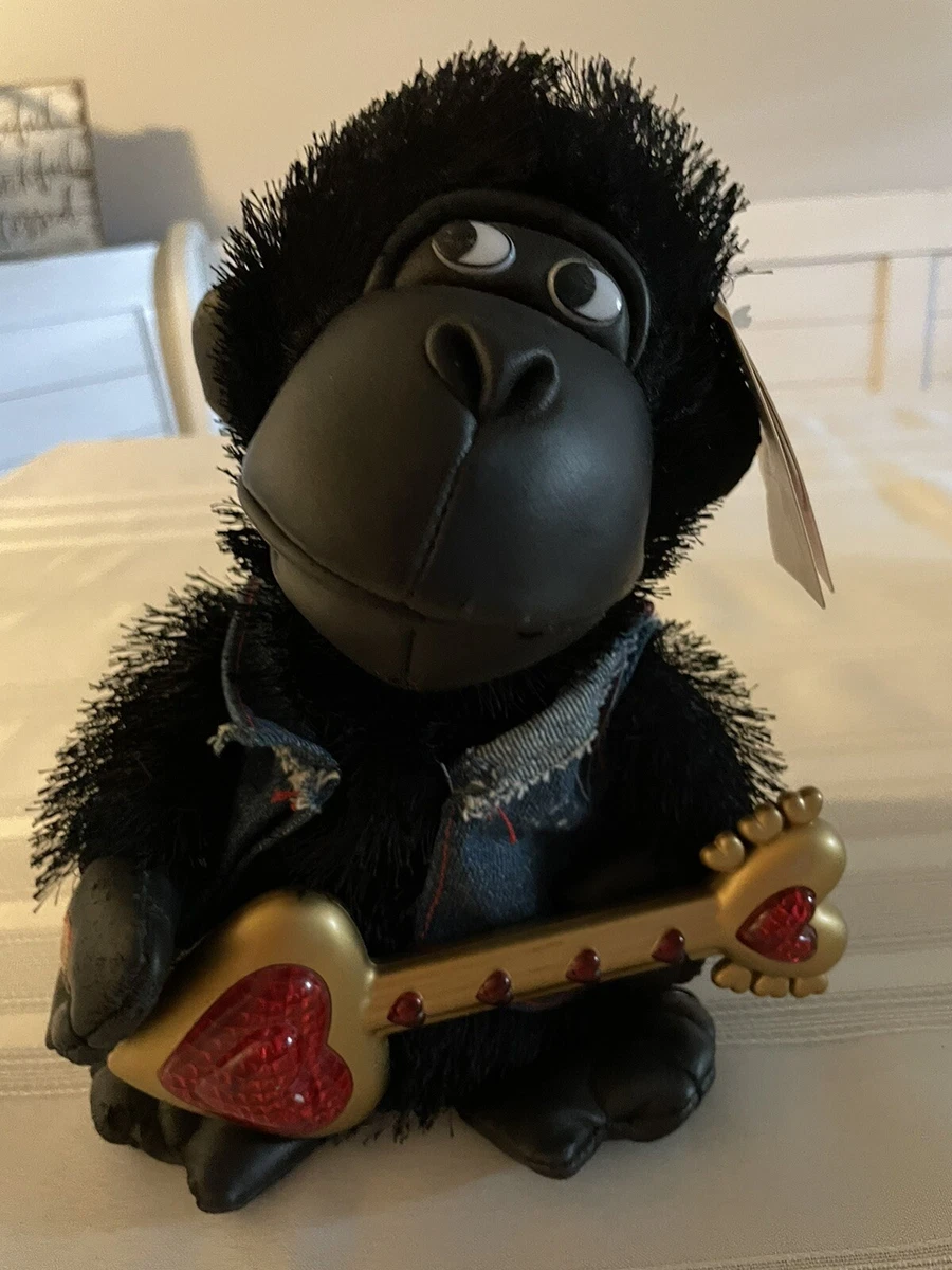 Dan Dee Plush Animated Monkey Sings Wild Thing Ape Gorilla With Guitar
