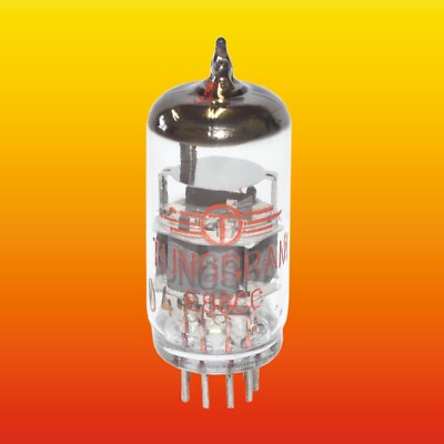 E88CC TUNGSRAM DOUBLE TRIODE TUBE NOS TESTED 6DJ8 CV5358 ECC88 6N23P