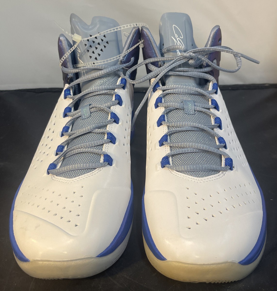 Nike Air Jordan Melo M11 Men's Carmelo Anthony White/Blue Nike Air Jordan Melo M11 Men's Carmelo Anthony White/Blue