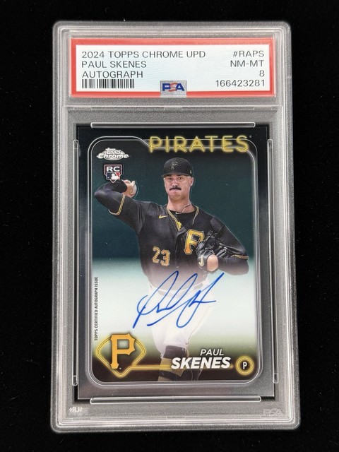 Paul Skenes 2024 Topps Topps Chrome Update Rookie Autographs