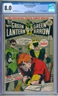 Green Lantern 85 CGC Graded 8.0 VF Neal Adams Drug Issue DC Comics 1971