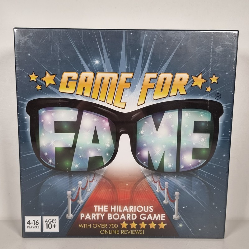 Game For Fame The Hilarious Party Board Game- New