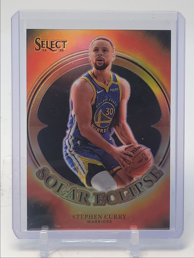 STEPHEN CURRY 2024-25 SELECT BASKETBALL SOLAR ECLIPSE PRIZM SSP Q4856