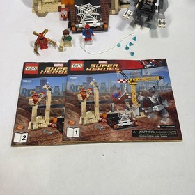 Lego Marvel Super Heroes set 76037 Rhino and Sandman Super Villain Team-Up 99%