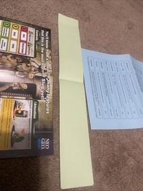 Neo Geo Metal Slug 3 Arcade Placard Kit Authentic Not Repop