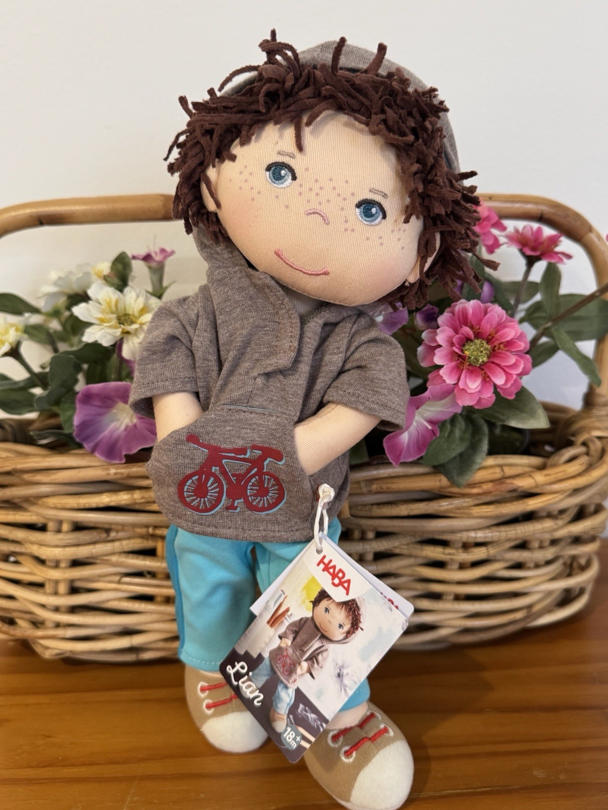 HABA Lian Soft Doll 12&rdquo; &ndash; New with Tags &ndash; Toddler Plush Doll 18+ Months