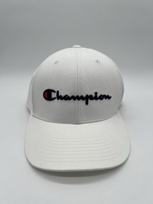 #ad Champion Sports Equipment Logo Snapback Hat White dad hat ball cap $8.55