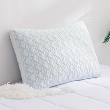 Shredded Memory Foam Cooling Soft Viscose Pillow King Size, Adjustable Hypoal...