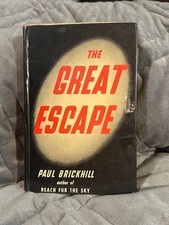 THE GREAT ESCAPE. Paul Brickhill. hc,  1st edition.