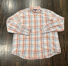 Vineyard Vines Slim Fit Crosby Shirt Mens 2XL Plaid Blue Pink Cotton