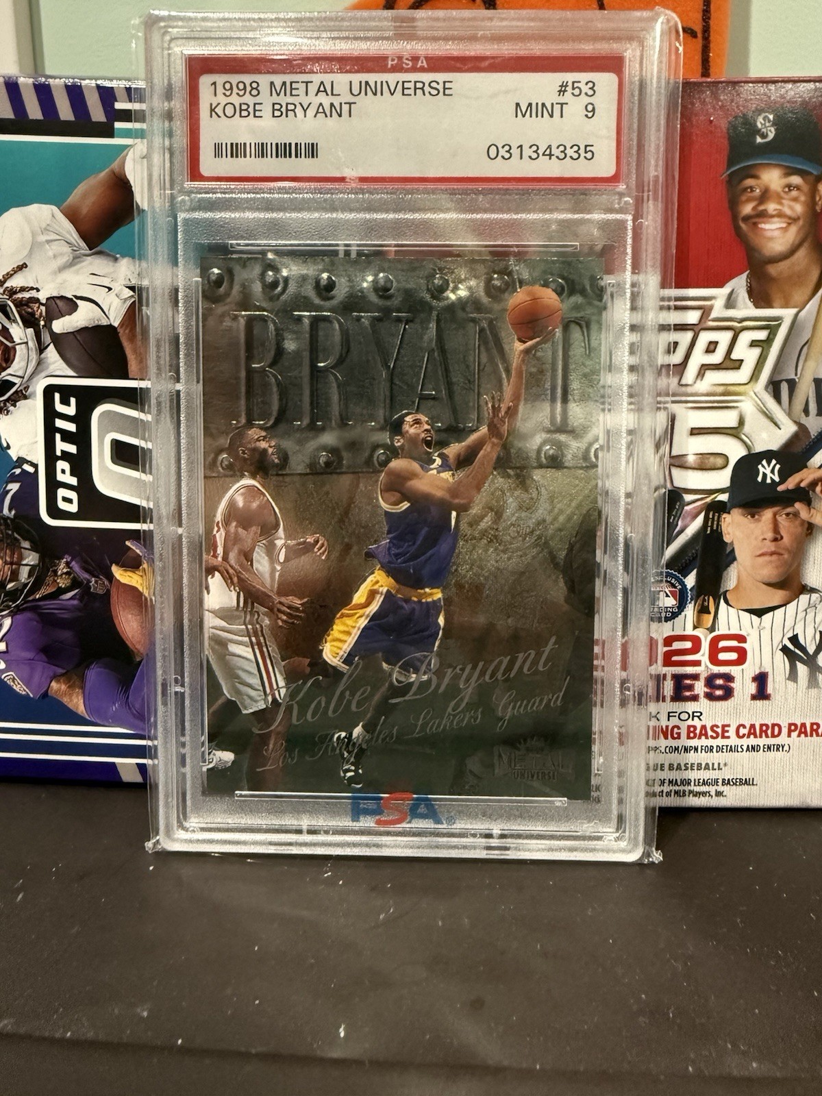 Metal Universe 1998 Kobe Bryant Base Set #53 PSA 9 Los Angeles Lakers Basketball