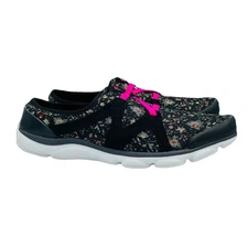 Easy Spirit Womens Shoes Size 11 M Riptide2 Flowers Floral Print Slip On Sneaker