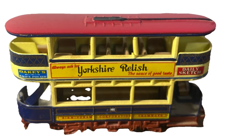 80’s Vintage Matchbox Models of Yesteryear Lot of 4 Bus, Trams Great condition - Image 3 of 4