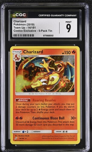 Charizard graded CGC 9 for sale on eBay