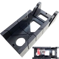 Toolzone 12" Mitre Box Plastic Angle Guide Woodwork Hand Saw DIY Tool
