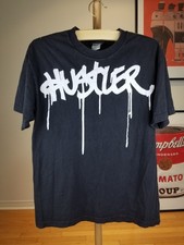 VINTAGE Y2K HUSTLER HARDCORE SINCE 74 BLACK COTTON T-SHIRT SZ LARGE