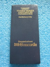 BRITISH AIRWAYS CONCORDE AIRPLANE RARE STATELY HOMES & CASTLES IN U.K. & IRELAND