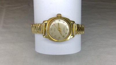 Arctos Elite Gold plated  [17 Rubis Antichoc] Vintage watch for woman