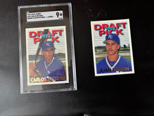 Both Cards! 1995 Topps Traded Carlos Beltran UER: (Juan Lebron Pict.  #18T SGC 9