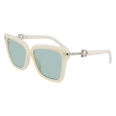 Salvatore Ferragamo SF1085S571610 Women White Sunglasses  display picture 1