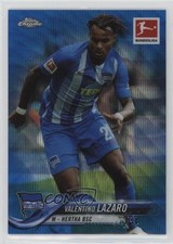 2018 Topps Chrome Bundesliga Blue Wave Refractor 14/99 Valentino Lazaro #69 0nr3