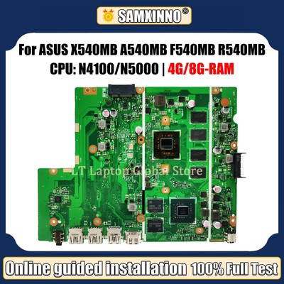 For ASUS Laptop F540M VivoBook R540MB A540MB X540MB Motherboard With CPU