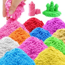 11 Pack Play Sand for Kids,7.3 lbs of 11 Colored Magic Sands,Colorful Sensory...