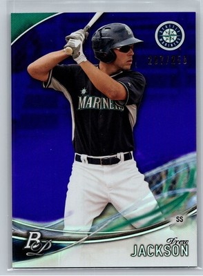 2016 Bowman Platinum #TP-DJ Drew Jackson Top Prospects Purple