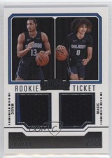 2023-24 Contenders Rookie Ticket Dual Swatches Jett Howard Anthony Black 06y2
