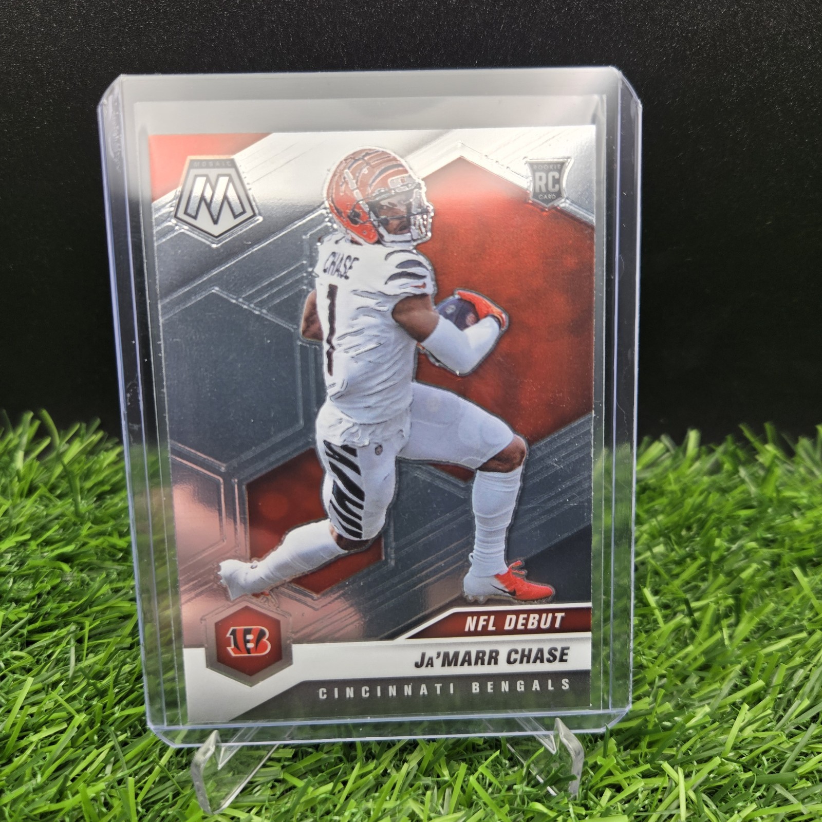 JA'MARR CHASE ROOKIE RC 2021 Panini Mosaic NFL Debut #247 Cincinnati Bengals