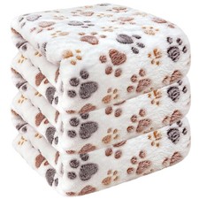 Dog Blankets for Large Dogs, 3 Pcs Dog Blanket Washable, Soft Fluffy Flannel ...