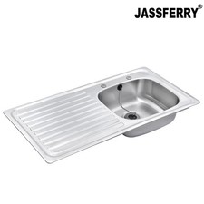 JASSFERRY New Two Tap Holes Stainless Steel Kitchen Sink New Design Edition X