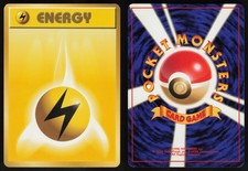 LIGHTNING ENERGY BASE SET POKEMON JAPANESE 1996 MP