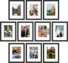 8X10 Picture Frame Set of 10 Display Pictures 8X10  Multi Photo Frames Collage