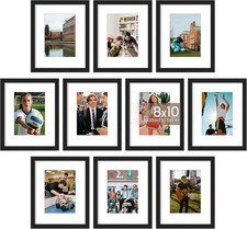 8X10 Picture Frame Set of 10 Display Pictures 8X10 Multi Photo Frames Collage