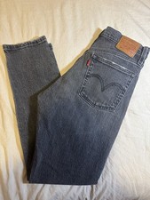 Levi's Women's 501 Original High Rise Straight Leg Black Jeans 28x32 NWT 98