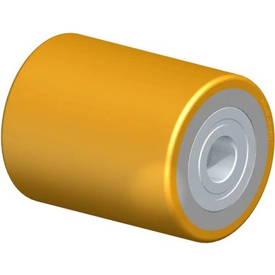 Blickle Hubwagenrolle Rad Laufrolle Polyurethan Kugellager Hellbraun 800 kg
