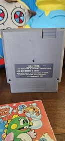 Vintage Bubble Bobble (Nintendo NES, 1988) with manual ~ Authentic  See Pics