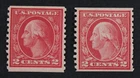CKStamps: US Stamps Collection Scott#455 2c Washington Mint 1NH 1H OG