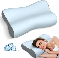 Cervical Neck Pillow, Contour Memory Foam Pillows for Neck Pain Relief, Ergonomi