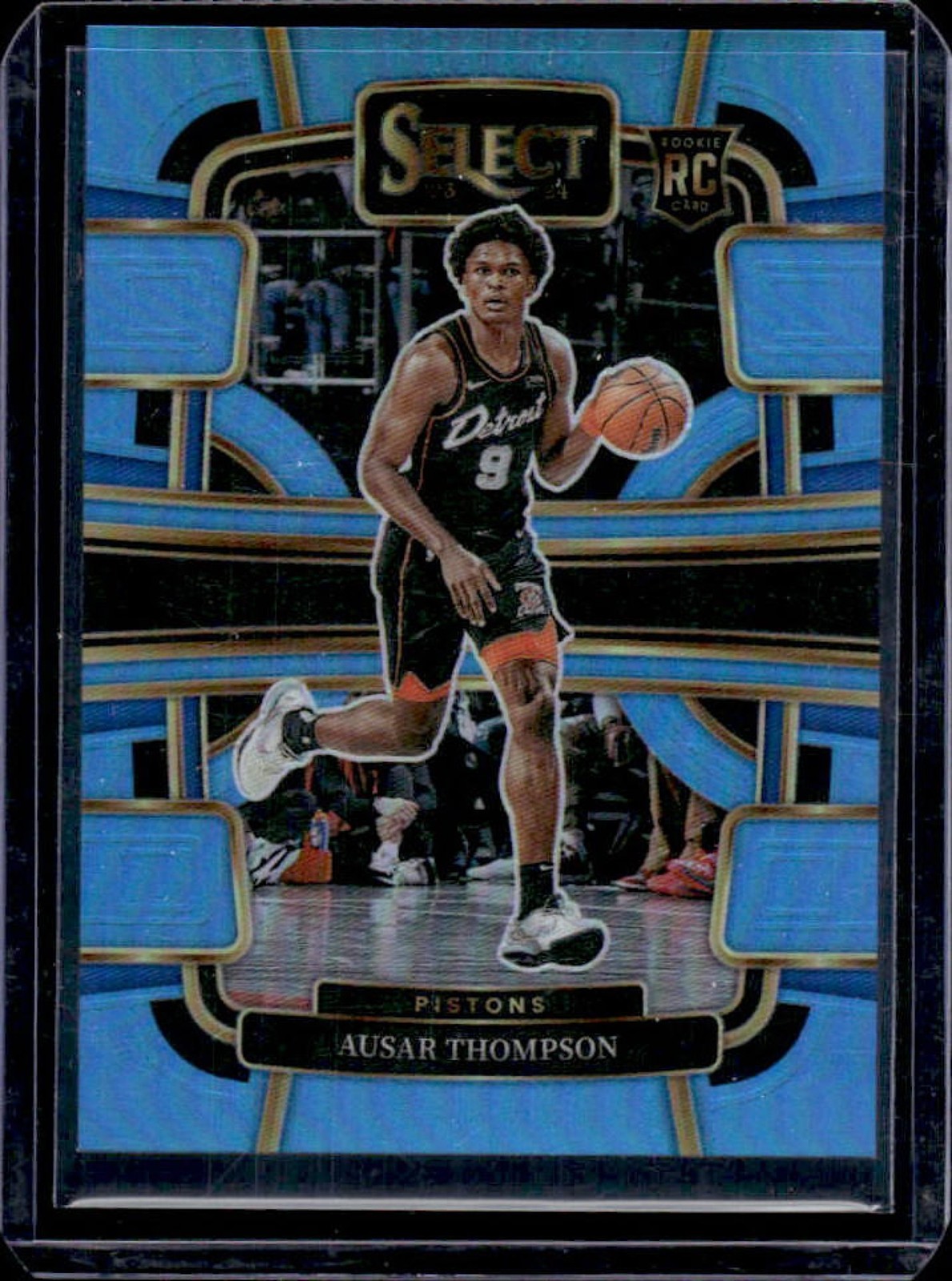 2023-24 Select Ausar Thompson RC Light Blue Prizm Concourse #/299 Pistons