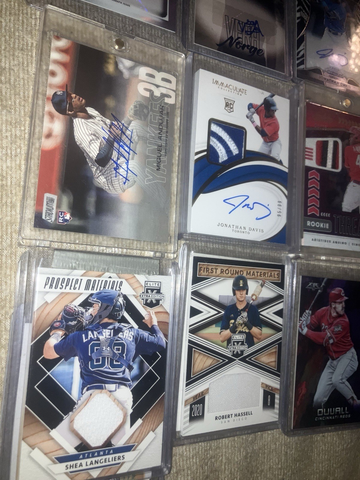 10 x Topps Panini MLB Baseball Rookie Auto Patch Numbered RPA Jersey RC Cards view 4