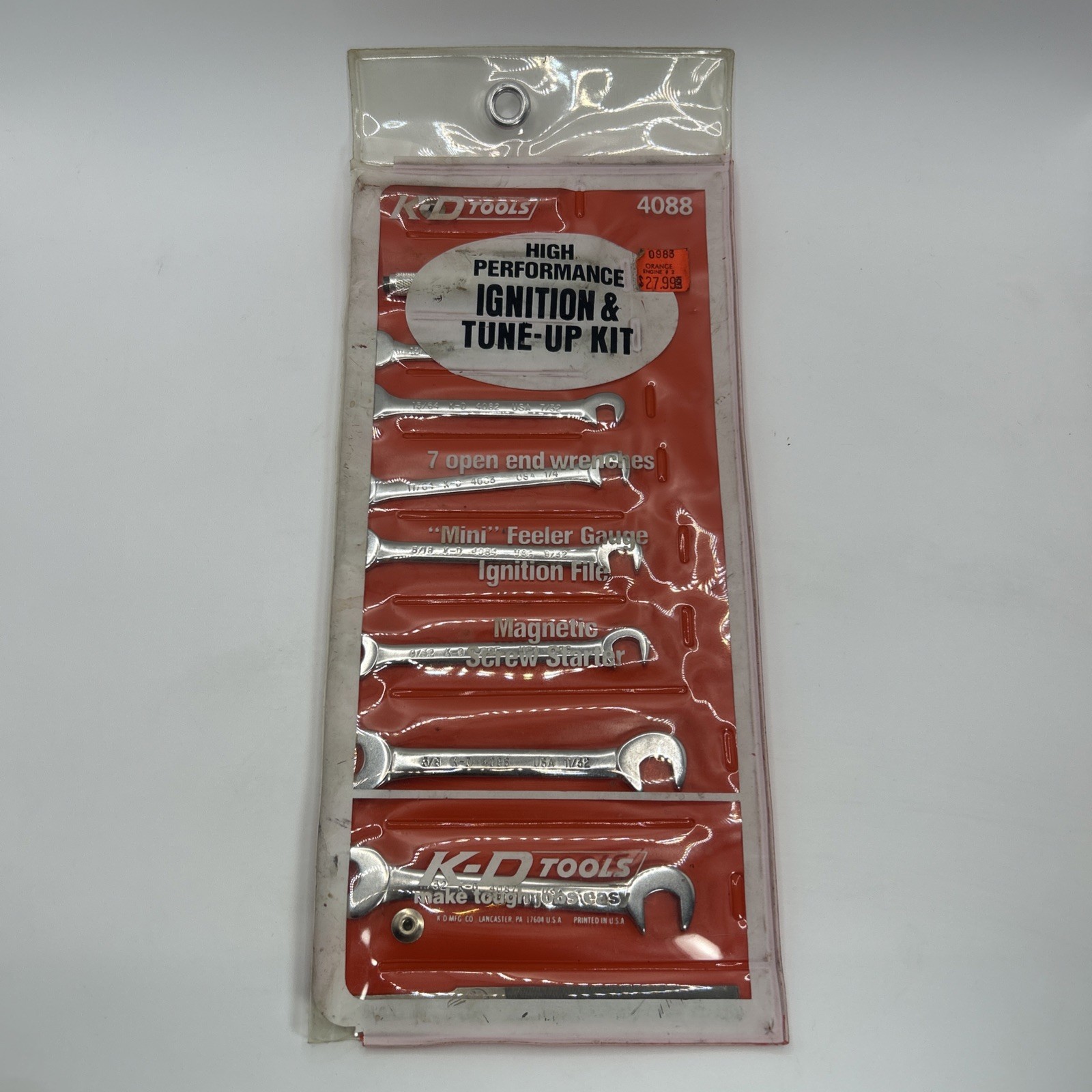 KD Tools 4088 High Performance Tune-Up kit Ignition wrenches, Feeler Gauge, File