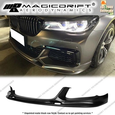For 16-18 BMW G11 G12 7 Series M Sport Front Bumper Lip Splitter Unpainted PU
