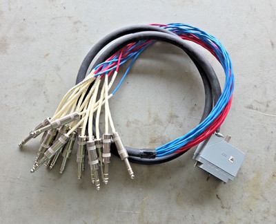 Horizon Analog Audio Snake Cable 6' w/ EDAC 56 Pin to 1/4'' TRS Male RCA /#13