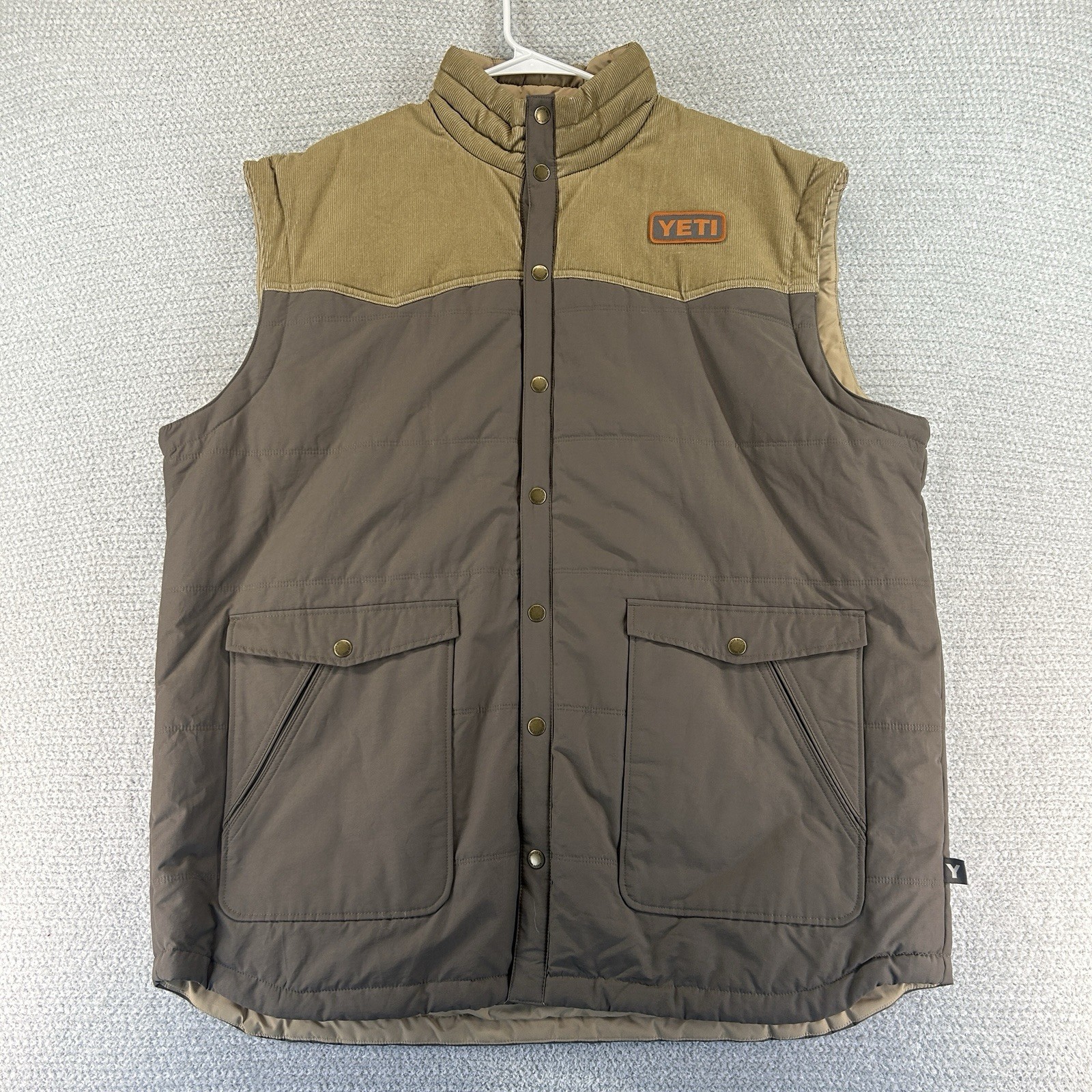 Howler Brothers x YETI Rounders Primaloft Puffer Vest Men’s 2XL Corduroy Brown