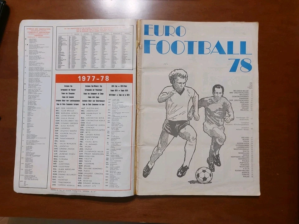 1977 Euro Football 78 Panini quasi completo - Immagine 2 di 4